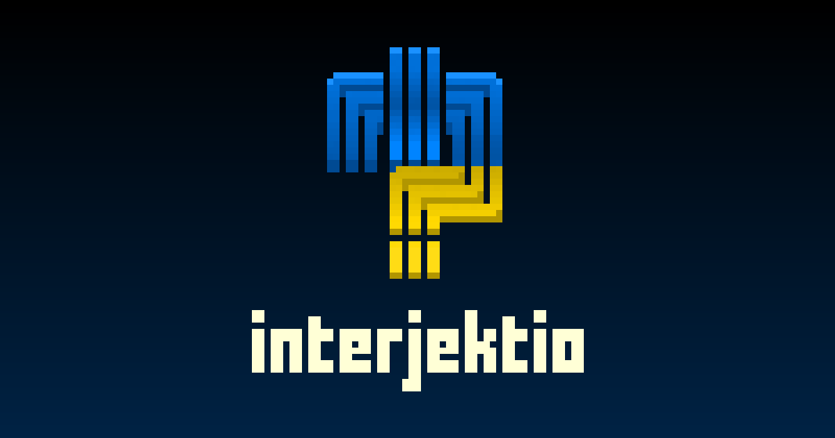Interjektio logo – with background